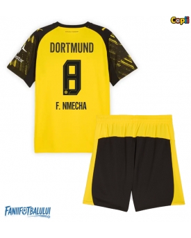 Borussia Dortmund Felix Nmecha #8 Echipament de Fotbal Replică 2025-26 Copii Acasa (+ Șorturi)